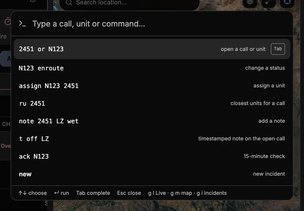 Command line examples