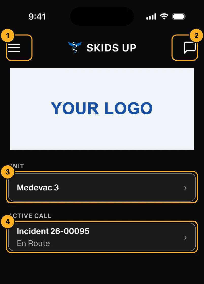 Skids Up home screen