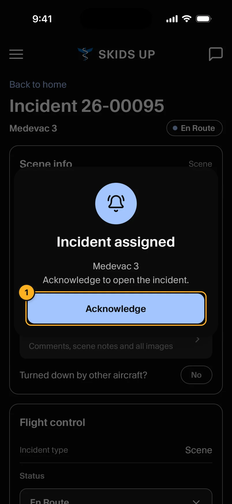 Incident assigned