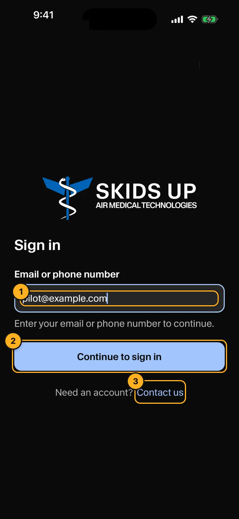 Sign in