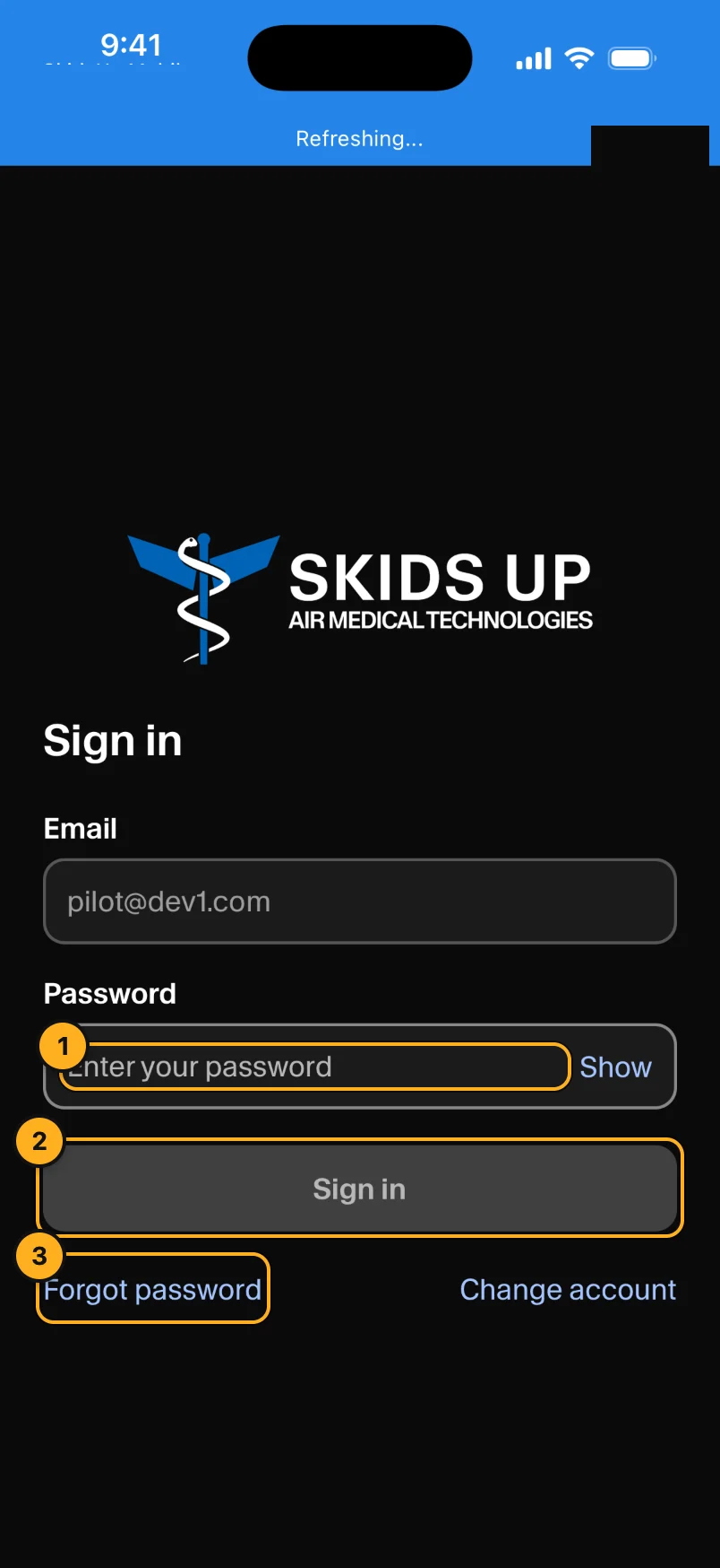 Enter your password